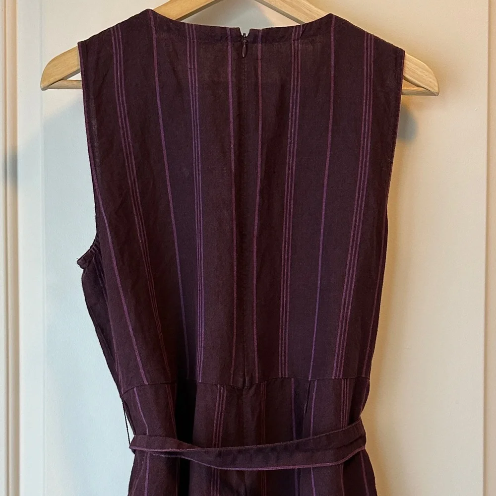 Eileen Fisher Wide-leg Linen Jumpsuit - Picture 6 of 8